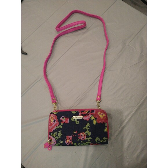 Buxton pink floral small Crossbody - Picture 2 of 9